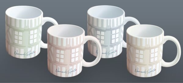 4 Mugs Colombages