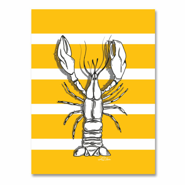 Affiche Normandie homard 1