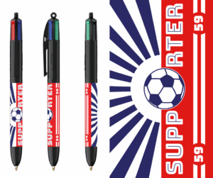 Stylo BIC 4 couleurs - Supporter 59 - NOUVEAUTE SEPTEMBRE 2025
