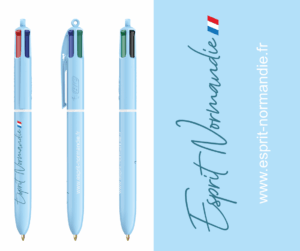 Stylo BIC 4 couleurs - Esprit Normandie