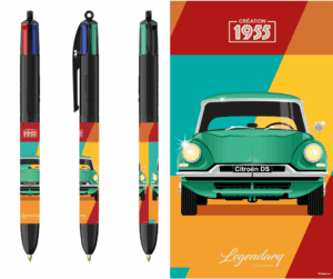 Stylo BIC 4 couleurs - Citroën DS