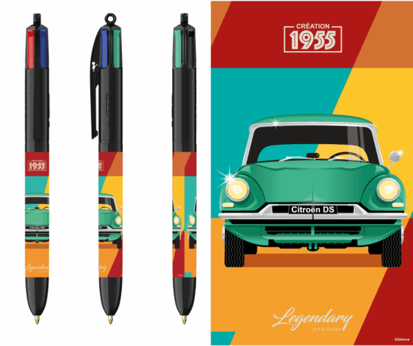 Stylo BIC 4 couleurs - Citroën DS