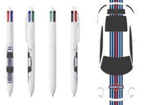 Stylo BIC 4 couleurs - Porsche 911 Type 991 Martini