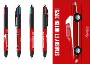 Stylo BIC 4 couleurs - Ford Gran Torino - Starsky & Hutch