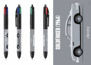 Stylo BIC 4 couleurs - Aston Martin DB5 - Goldfinger