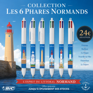 6 Bic "Les Phares Normands"